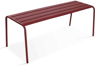 Panca Da Giardino In Acciaio Viola - Oviala Palavas