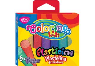 Plastilina 6 Colori Glitter Colorino