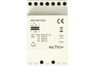 Trasformatore Di Sicurezza Reltech RST1PTCED, 4-8-12V~/2A
