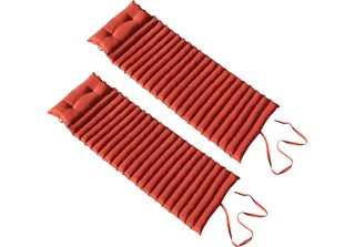 Set Di 2 Materassi Prendisole 180 Cm Terracotta Red Deco 2X Sormiou Terracotta