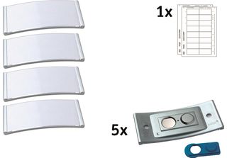 Badgepoint Nome Scudo Polar POL35MA66-5DR 80X34Mm E.St 5St.