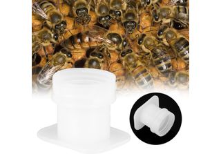 10PCS Bee Water Feeder Bowl Drinker Beinking Fountain Waterer Beekeeping Equipm…