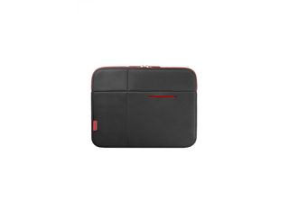 Samsonite 13.3 Airglow Laptop Sleeve, Nero-Rosso