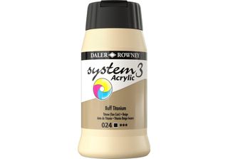 Daler Rowney System3 Vernice Acrilica Buff Titanio 500 Ml 1 Pz