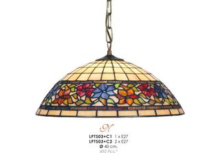 Casa Padrino Lampada A Sospensione Tiffany Ø 40 Cm - Lampada A Sospensione Tiff…