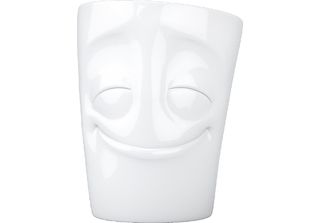Fiftyeight Products T018301 Fiftyeight Henkelbecher 350Ml - VergnüGt Weiß