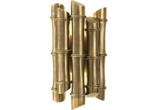 Casa Padrino Lampada Da Parete Per Soggiorno In Ottone Vintage 22,5 X 15 X H. 4…