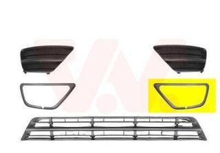 Van Wezel Griglia Di Ventilazione Paraurti Per Ford Focus (Daw, Dbw) Con Foro/F…