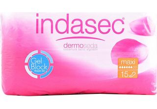 Indasec Dermoseda Compresse Incontinenza Maxi 15 Unità
