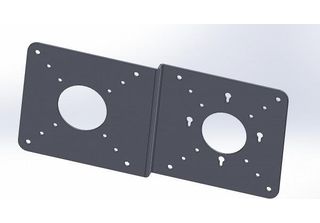 Allnet Vesa_Minipc_Plate, Nero