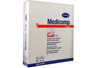Hartmann Medicomp Garza Sterile 10X10Cm 10X2 Unità