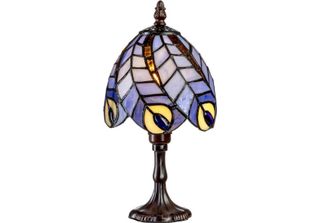 Casa Padrino Luxury Tiffany Stool Lamp Multicolore Ø 15 X H. 29 Cm - Lampada Da…