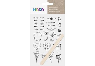 Heyda 203780910 Rubsticker Ornamente Sw