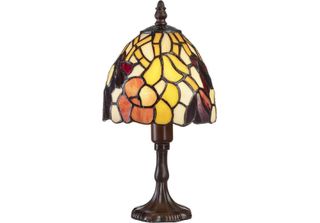 Casa Padrino Luxury Tiffany Stool Lamp Multicolore Ø 15 X H. 29 Cm - Lampada Da…