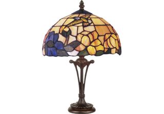 Casa Padrino Luxury Tiffany Table Lamp Multicolore Ø 25 X H. 47 Cm - Lampada Ti…