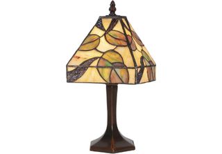 Casa Padrino Lampada Sgabello Tiffany Multicolore 15 X 15 X H. 31 Cm - Lampada …