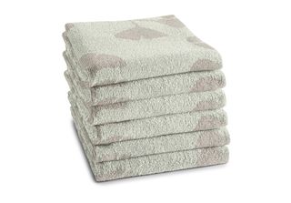 Ddddd Asciugamani Da Cucina Kenchi - 50X55 Cm - Crema - 6 Pezzi