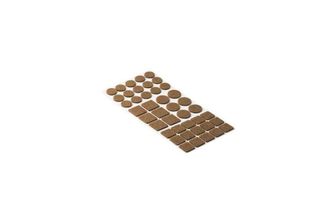 Set Di Feltrini Walteco, Autoadesivi, Marrone, 42 Pezzi