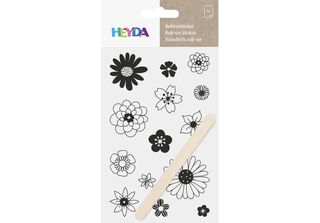 Heyda 203780957 Rubsticker BlüTen Sw