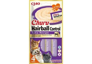 Churu Cat Hairball Tuna Recipe 4X14G
