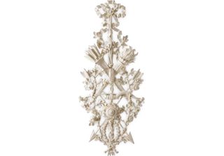 Casa Padrino Ornamento Murale Barocco Bianco - Magnifico Ornamento Murale In Le…
