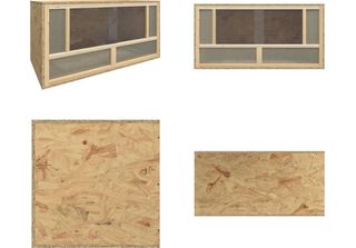 Vidaxl Terrario In Legno 80X40X40 Cm - Terrario - Terrari - Terrario In Vetro -…