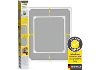 Easymaxx Insect Protect Zanzariera Telescopica Con Rete - Bianco