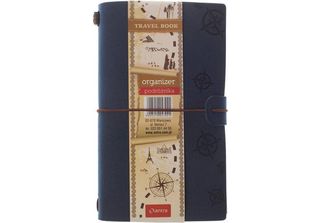Organizer Da Viaggio Blu Navy 2025 - Antra Verlag, Edizione Polacca