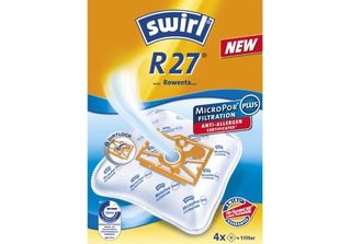 Swirl R 27 Micropor Original: 4 Sacchetti Per Aspirapolvere In Micropile Di