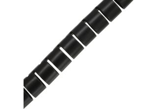 Inline® 59947Y Canalina Flessibile Inline®/Canalina Per Cavi 10M, Nera, 10Mm