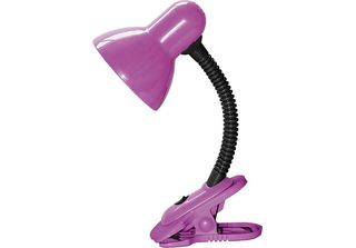 Rosa E27 Dennis 4259 Rabalux Lampada Da Comodino Per Bambine Con Clip Rosa Raba…