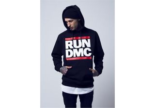 Mr. Tee Run Dmc Logo Hoody Nero - Xs