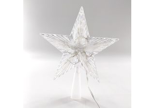 Spetebo Albero Di Natale 10 Led Spina 18 X 22 Cm Illuminato