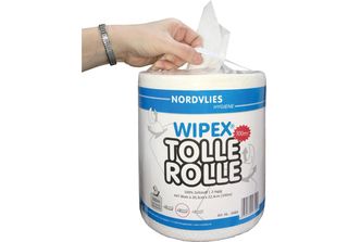 Wipex Tolle Rolle 2 Strati Alto Bianco 20,3 X 22,4 Cm