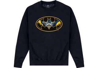 Batman - Felpa "Gotham"" Per Uomo/Donna Unisex PN817 (M) (Nero)"
