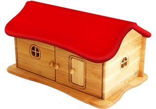 Solida Casa/Agriturismo Di Legno, Con Tetto Rosso Per Giocare Alla Fattoria 935…
