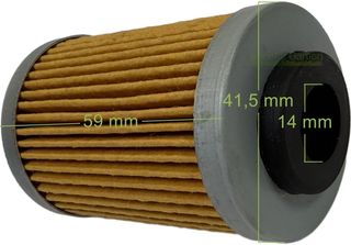 Filtro Olio Per Belle Group RPC60/80 Benford BF2.65 BFR300 Tv 62 800 / 01480001