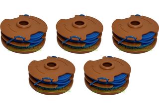 5 Bobine Di Filo Per Worx Wg 100 101 104 105 106 108 109 110 E / WA0007 Decespu…