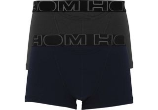 Hom 2 Pack HO1 Boxer Uomo Boxerlines 1 Blu Scuro 1 Grigio V006 L