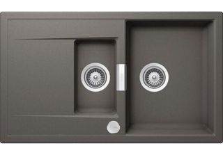 Schock Cristadur Mono D-150 U Silverstone Sil Lavello Sottopiano Con Comando Ec…