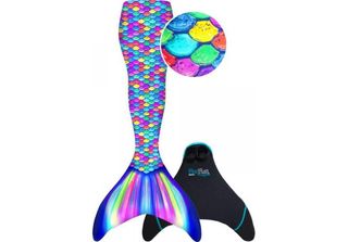 Fin Fun Mermaid Rainbow Taglia L/Xl