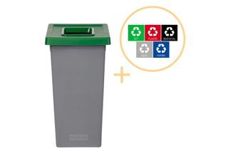 Plafor - Fit Prullenbak 75L - Riciclaggio - Verde