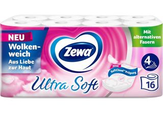 Zewa 39107 Zewa Carta Igienica Ultra Soft 4 Veli 16 Rotoli