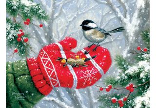 Puzzle Sunsout Incontro Invernale - 300 Pezzi