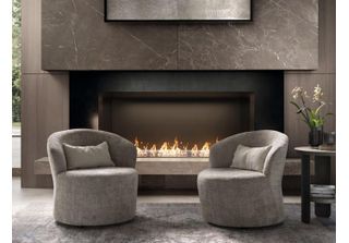 Set Di Poltrone Grigie Di Design Poltrone Imbottite Moderne Poltrone Singole