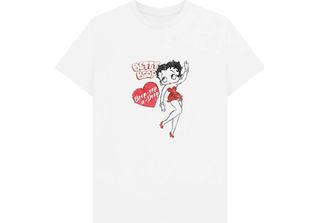 Betty Boop - Maglietta "Oop-A-Doop"" Per Uomo/Donna Unisex PN1268 (L) (Bianco)"