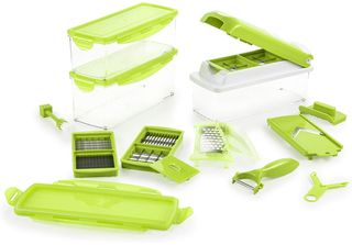 Genius Nicer Dicer Plus (18 Pezzi) In Verde Kiwi - Affetta Frutta Affetta Cipol…