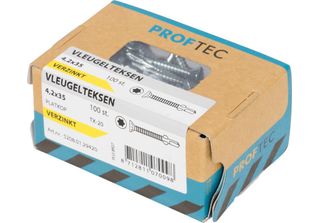 Proftec - Proftec - Viti Per Pannelli Truciolari - Torx 25 - 6X100Mm - Zincate …