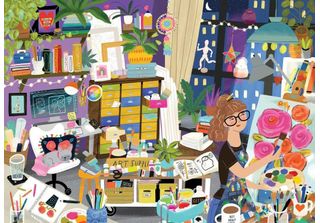 Puzzle Pieces & Peace My Happy Place Art Studio 1000 Teile