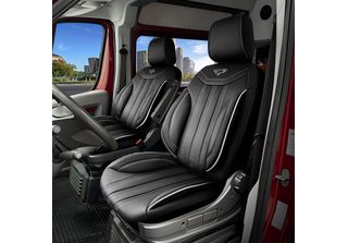 Coprisedili Nissan E-Nv200 2014 - 2021 – Miami Nero – Vestibilità Perfetta (Nes…